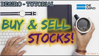 DEGIRO  Trading Tutorial [upl. by Dew]