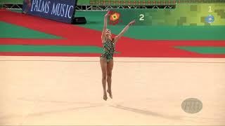 NIKOLOVA Stiliana BUL  2022 Rhythmic Worlds Sofia BUL  Qualifications Ball [upl. by Tonl]