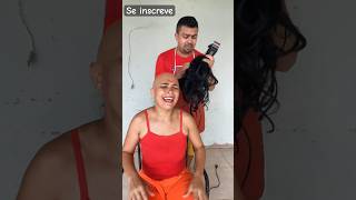 Dia de cabeleireiro humor comedyshorts comedyvideos comedy comediabrasileira shortvideos [upl. by Leshia]