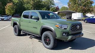 You Must See this 2021 Tacoma TRD OffRoad in Army Green with XP Predator Package [upl. by Osithe]