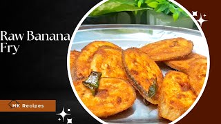 Vazhakkai Varuval  Vazhakkai Poriyal  Valakkai Fry  Saiva mean fry hkrecipes [upl. by Anitsrhc]