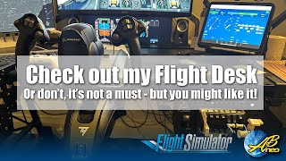 My Flight Sim Desk Tour [upl. by Oric633]