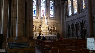 Inside Sacre Coeur church  paris  SacréCœur Paris  Basilica of the Sacred Heart of Paris [upl. by Teeter]