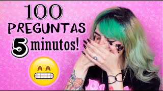 ➪ 100 Preguntas en 5 Minutos ✰  Miranda Ibañez [upl. by Annatsirhc]