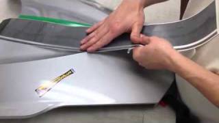 How to apply WrapMySpydercom GT racing stripes on the Canam Spyder frunk [upl. by Debbi301]