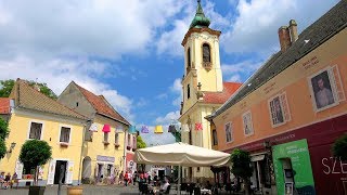 Szentendre Hungary  a beautiful little town 4K videoturystaeu [upl. by Marlea]