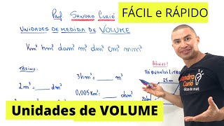 FÁCIL e RÁPIDO  UNIDADES DE MEDIDA DE VOLUME [upl. by Oleta]