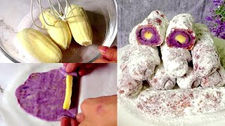 Introducing An Irresistible Banana Recipe Saba Ube Cheese Sticks  A Hit Among All Ages [upl. by Einnod342]