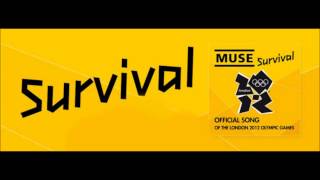 Muse  Survival Official Song of the London Olympic Games HD  with Lyrics [upl. by Trilley]