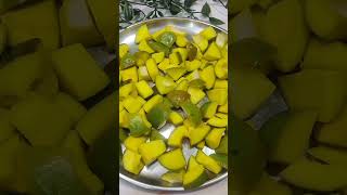 Simple Style Green Aam 🥭 Masala Oil Achar Making Process😋 shorts ytshorts aam pickle achar [upl. by Kara-Lynn611]