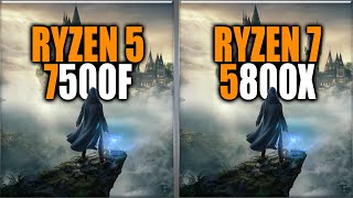 Ryzen 5 7500F vs 5800X Benchmarks  Tested in 15 Games and Applications [upl. by Yeltrab]