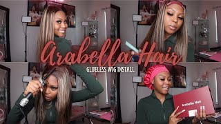 Highlighted Glueless Arabella Hair Install  Review [upl. by Leigha57]