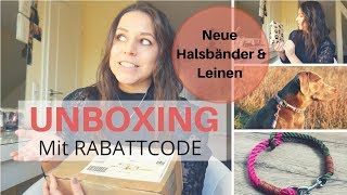 Neue Halsbänder und Leinen von Hyänentau  Unboxing [upl. by Queridas]