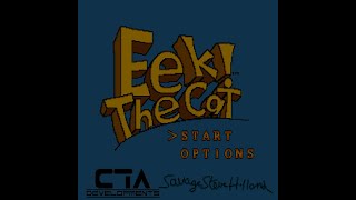 Title screen  Eek the Cat  SNES Shorts [upl. by Mailand275]