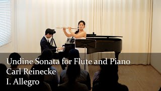 Undine Sonata for Flute and Piano  Carl Reinecke  l Allegro  Flute 변미솔 Piano 이정환 [upl. by Brigitta115]