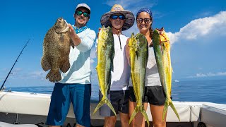 Offshore Tripletail and Mahi with Landshark Outdoors CatchCleanCook [upl. by Nosiddam]