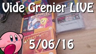 Vide Grenier LIVE  De la SNES en boite pas cher [upl. by Henleigh759]