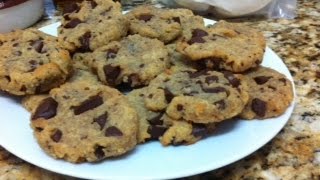 Gluten Free Grain Free Chocolate Chip CookiesCoconut Flour [upl. by Walters744]