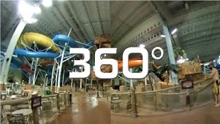 Kalahari Waterpark on 360° Camera [upl. by Anaylil]