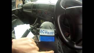 Land Rover Discovery 39 14CUX EFI stepper motor using ECUMATE wwwecumatecom [upl. by Llemrej751]