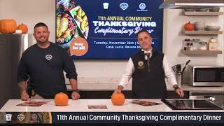 11th Annual Community Thanksgiving Dinner [upl. by Gothar486]