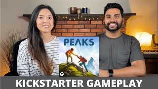 Peaks  Kickstarter Playthrough [upl. by Notsek]