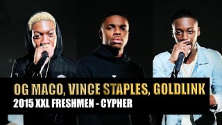 GoldLink OG Maco and Vince Staples Cypher  2015 XXL Freshman Part 2 [upl. by Gamali]