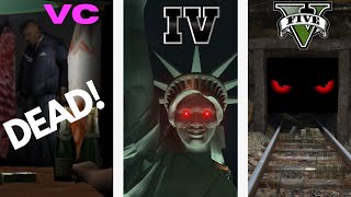 Most Terrifying and Creepy Elements in GTA Games GTA 3 to GTA 5 [upl. by Karwan]