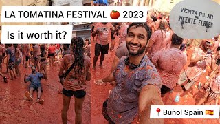 La Tomatina Festival 2023 buñol Spain [upl. by Buxton]