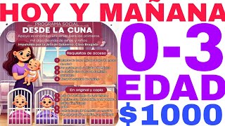 🔥DESDE LA CUNA 03 AÑOS YA ME REGISTRE 1000 AQUÍ LOS MÓDULOS HOY Y MAÑANA🔥 [upl. by Hereld]