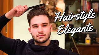 Come Pettinare i Capelli Per le Feste  Capelli Uomo Eleganti [upl. by Leirrad]