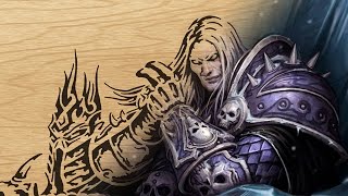 Making of scroll saw portrait pattern of Lich King World of Warcraft [upl. by Marcela]