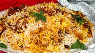 Chicken Biryani Recipe For 1 KG BASMATI Rice  Best Chicken Biryani For Dawat Eid  Any Occasion [upl. by Watkin]