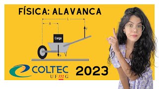 Física COLTEC 2023 Carrinho de mão e alavancas [upl. by Eilsil]