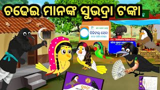 Chadhei Mananka Subhadra Yojana 😂🤭 Tiki Chadhei Gapa Odia Stories Odia Gapa Chadheei [upl. by Sutniuq]