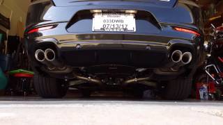 2017 Chevrolet SS startup and pull away exhaust sound [upl. by Haelam]