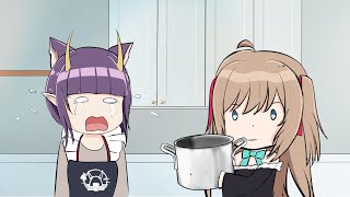 Chef Neuro burned the house down with Onigiri  Vtuber Animation [upl. by Guyon941]