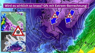 Wird es wirklich so Krass Gfs mit ExtremBerechnungen amp Schnee selbst im Flachland Update  Trend [upl. by Brebner]