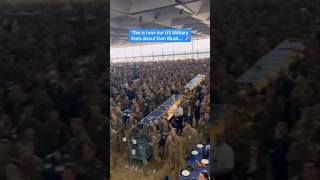 Standing ovation in Colorado springs Elon musk steps up to the air force academy elone viralvideo [upl. by Antoine859]