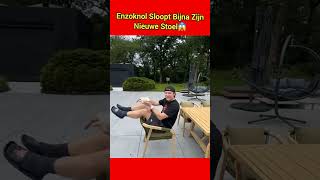 Enzoknol Sloopt Bijna Zijn Nieuwe Stoel😱 shorts enzoknol [upl. by Anella]