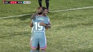 Julian Alvarez Goal UE Vic vs Atletico Madrid 02 All Goals and Extended Highlights [upl. by Nylram]