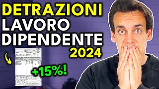 Detrazioni da Lavoro Dipendente Guida Completa 2023 [upl. by Eimmaj]