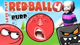 Lets Play REDBALL 4 w CHASE  BURP Contest Volume 1 Levels 18 FGTEEV Kids iPad Gameplay [upl. by Ashok]