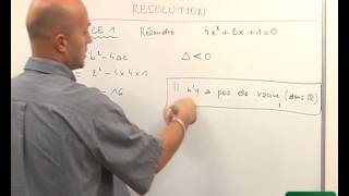 13 Equation du second degré  résolution [upl. by Kawai]