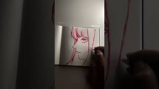 Anime ✨❣️ beautiful girl 😍❣️❣️viralvideo youtubeshorts sketch artist youtube ytshorts [upl. by Barth]