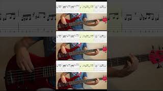 LOUNA  1984 Bass intro riff amp Tabs basstabs basscover bass [upl. by Idnym]