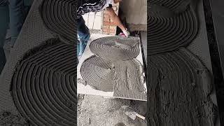 Making process of ceramic tile corrugated mortar [upl. by Aniale384]