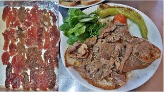 Turkish Lamb Doner Kebap Meat Homemade Baking Recipe [upl. by Suhpoelc561]