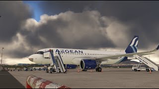 MSFS  Athens LGAV  Sofia LBSF  A320neo  Aegean Airlines [upl. by Aset785]