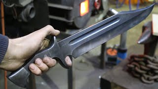 Forging a Bowie knife the complete movie [upl. by Roel629]